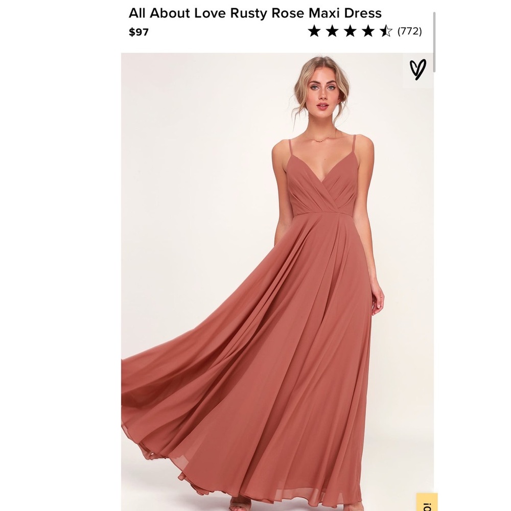 Lulus all about love dress M